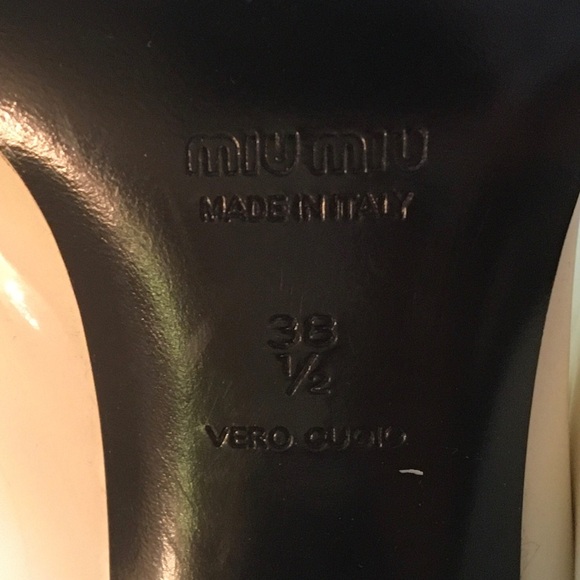 Miu Miu Prada White Patent Leather Go Go Boots Size 38.5 (US 8.5) - Picture 9 of 11